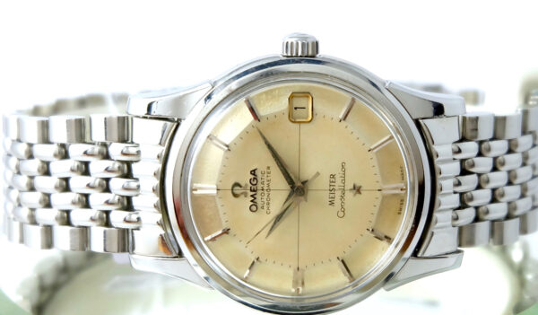 Omega constellation Pie Pan Cross Hair Meister Réf 14393