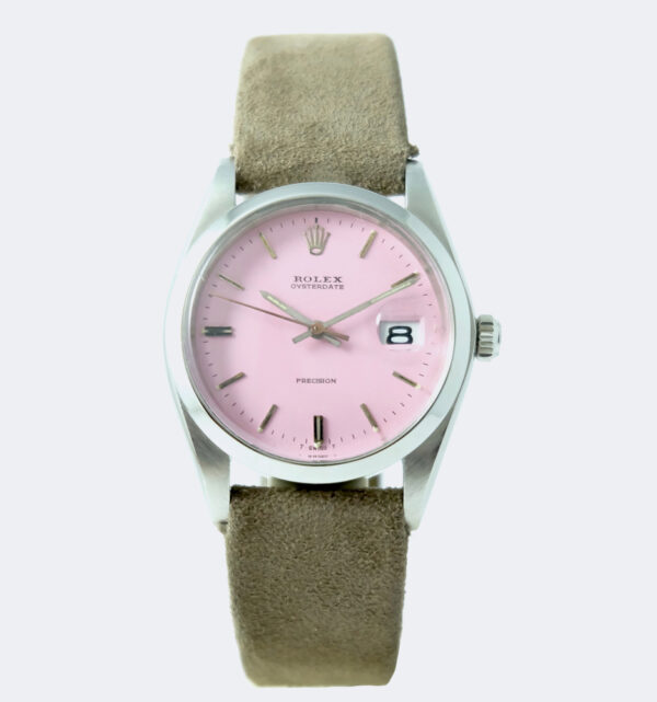 Rolex Date ref 6694 pink Dial 34mm