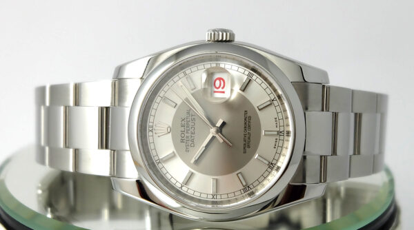rolex Datejust cadran White Bull Eye comme neuve