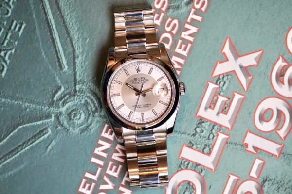 rolex Datejust cadran White Bull Eye comme neuve
