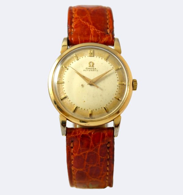 Omega Automatique Plaqué Or 80 microns