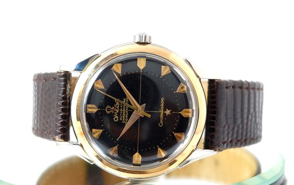 Omega Constellation Or Acier Cadran Noir