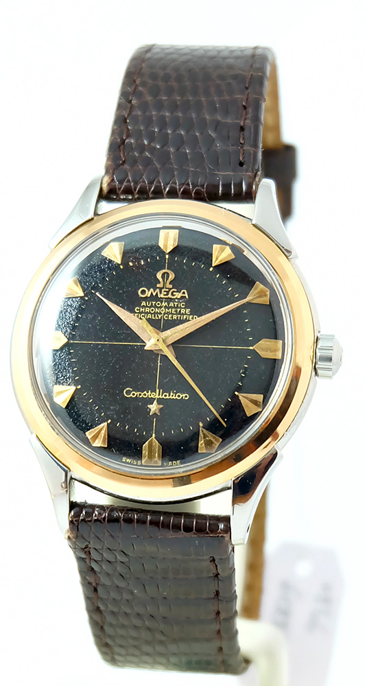 Omega Constellation Or Acier Cadran Noir
