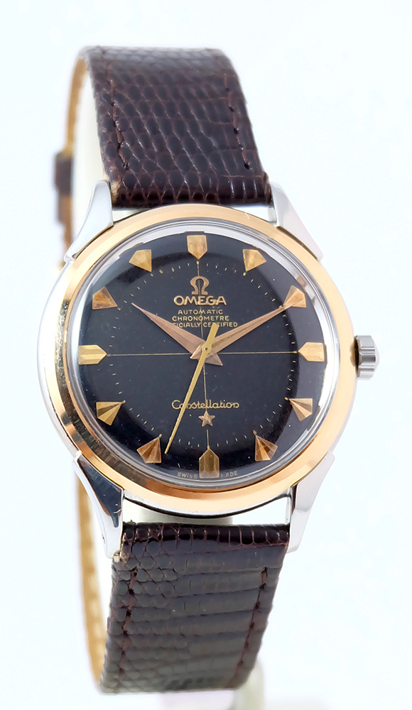 Omega Constellation Or Acier Cadran Noir