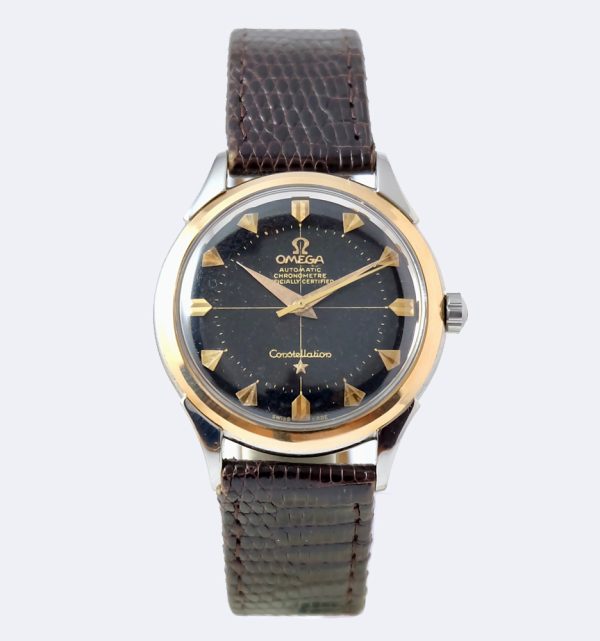 Omega Constellation Or Acier Cadran Noir